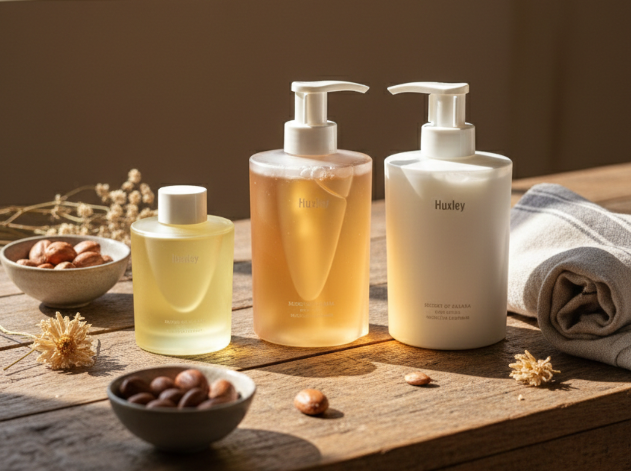 HUXLEY ボディケア リニューアル｜香りとうるおいをまとうパフュームボディ