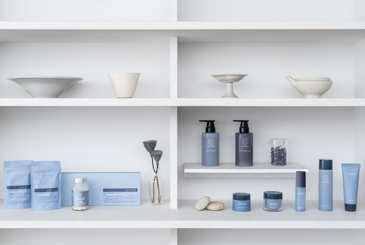 LULUNA 製品ラインナップ（スキンケア・ヘアケア・インナーケア）